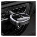 Hoco E80 AUX-Bluetooth adapter kijelzővel, fekete