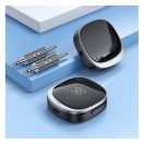 Hoco E80 AUX-Bluetooth adapter kijelzővel, fekete