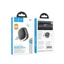 Hoco E80 AUX-Bluetooth adapter kijelzővel, fekete