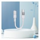 Hoco LS37 USB-C - 3,5mm jack adapter, fehér
