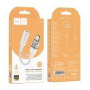 Hoco LS37 USB-C - 3,5mm jack adapter, fehér