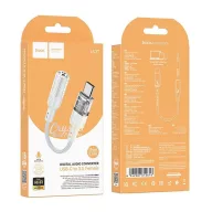 Hoco LS37 USB-C - 3,5mm jack adapter, fehér