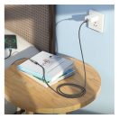 Hoco U107 USB-C hosszabbító kábel 1,2m, fekete