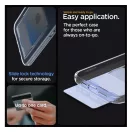 Spigen Crystal Slot Apple iPhone 15 Pro tok kártyatartóval, Crystal Clear, átlátszó