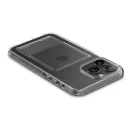 Spigen Crystal Slot Apple iPhone 15 Pro tok kártyatartóval, Crystal Clear, átlátszó