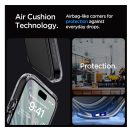 Spigen Ultra Hybrid Apple iPhone 15 Pro Max tok, Space Crystal, átlátszó-szürke, fekete-átlátszó
