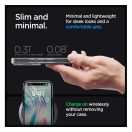 Spigen Ultra Hybrid Apple iPhone 15 Pro Max tok, Space Crystal, átlátszó-szürke, fekete-átlátszó