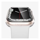 Spigen Ultra Hybrid Apple Watch 9 / 8 / 7 41mm tok, Crystal Clear, átlátszó