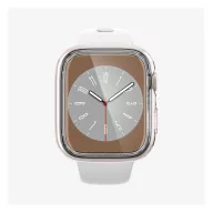   Spigen Ultra Hybrid Apple Watch 9 / 8 / 7 41mm tok, kijelzővédő felülettel, Crystal Clear, átlátszó