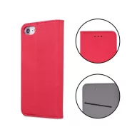 Magnet Xiaomi 14 Pro mágneses flip tok, piros