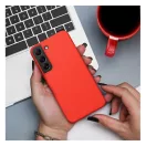 Forcell Silicone Samsung Galaxy A35 5G szilikon tok, barack