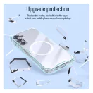 Nillkin Nature Pro Magnetic Samsung Galaxy A55 5G mágneses szilikon tok, átlátszó