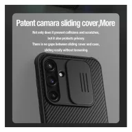   Nillkin CamShield Pro Samsung Galaxy A35 5G műanyag hátlap tok, fekete