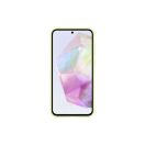 Samsung Galaxy A35 5G Silicone Cover, gyári szilikon tok, lime, EF-PA356TME