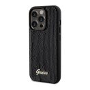 Guess Sequin Script Logo iPhone 14 Pro tok, fekete