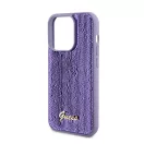 Guess Sequin Script Logo iPhone 14 Pro tok, lila
