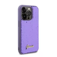 Guess Sequin Script Logo iPhone 14 Pro Max tok, lila