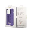 Guess Sequin Script Logo iPhone 14 Pro Max tok, lila