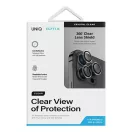 Uniq Optix Apple iPhone 15 Pro kameravédő üvegfólia, átlátszó