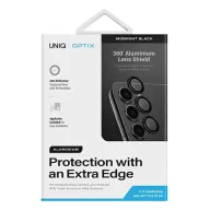   Uniq Optix Samsung Galaxy S24 Plus kameravédő üvegfólia, fekete