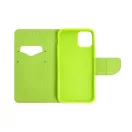 Fancy Xiaomi Redmi 13C / Poco C65 flip tok, kék / lime