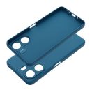 Matt Xiaomi Redmi 13C szilikon tok, kék