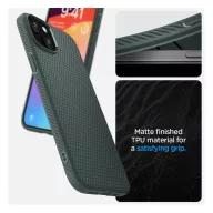 Spigen Liquid Air Apple iPhone 15 Plus tok, zöld