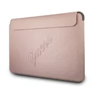   Guess Sleeve Saffiano Script, GUCS13PUSASPI 13" laptop tok, rózsaszín