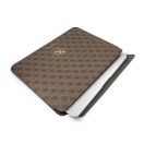Guess Sleeve 4G Big Logo, GUCS13G4GFBR 13" laptop tok, barna