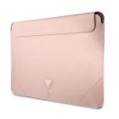 Guess Sleeve Saffiano Triangle Logo, GUCS16PSATLP 16" laptop tok, rózsaszín