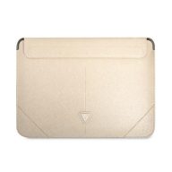   Guess Sleeve Saffiano Triangle Logo, GUCS14PSATLE 14" laptop tok, bézs