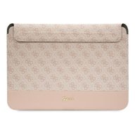   Guess Sleeve 4G Stripe Metal Logo, GUCS14PS4SGP 14" laptop tok, rózsaszín