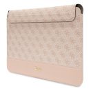Guess Sleeve 4G Stripe Metal Logo, GUCS14PS4SGP 14" laptop tok, rózsaszín
