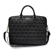 Guess Quilted GUCB15QLBK 16" tablet táska, fekete