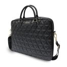 Guess Quilted GUCB15QLBK 16" tablet táska, fekete