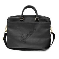   Guess Saffiano Script GUCB15PUSASBK 16" tablet táska, fekete