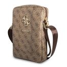 Guess 4G Big Metal Logo GUTB10G4GFBR 10" tablet táska, barna