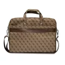 Guess Saffiano 4G Triangle Logo GUCB15P4TW 16" tablet táska, barna