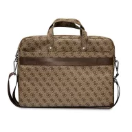   Guess Saffiano 4G Triangle Logo GUCB15P4TW 16" tablet táska, barna