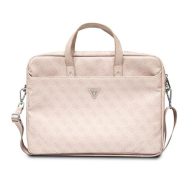   Guess Saffiano 4G Triangle Logo GUCB15P4TP 16" tablet táska, rózsaszín