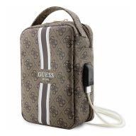   Guess 4G Printed Stripes GUHBP4RPSW rendszerező táska, barna