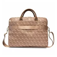   Guess GCube Stripes GUCB15HGCFSEW 16" tablet táska, barna
