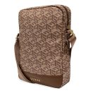Guess GCube Stripe GUTB10HGCFSEW 10" tablet táska, barna