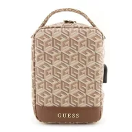 Guess GCube Stripe GUHBHGCFSEW rendszerező táska, barna