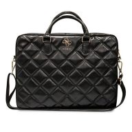   Guess Quilted 4G GUCB15ZPSQSSGK 16" tablet táska, fekete