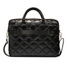 Guess Quilted 4G GUCB15ZPSQSSGK 16" tablet táska, fekete