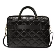   Guess Quilted 4G GUCB15ZPSQSSGK 16" tablet táska, fekete