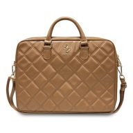   Guess Quilted 4G GUCB15ZPSQSSGW 16" tablet táska, barna