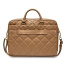 Guess Quilted 4G GUCB15ZPSQSSGW 16" tablet táska, barna