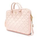 Guess Quilted 4G GUCB15ZPSQSSGP 16" tablet táska, rózsaszín